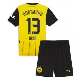 Borussia Dortmund Pascal Gross #13 Hjemme skjorte til barn 2024-25 Kortermet (+ korte bukser)